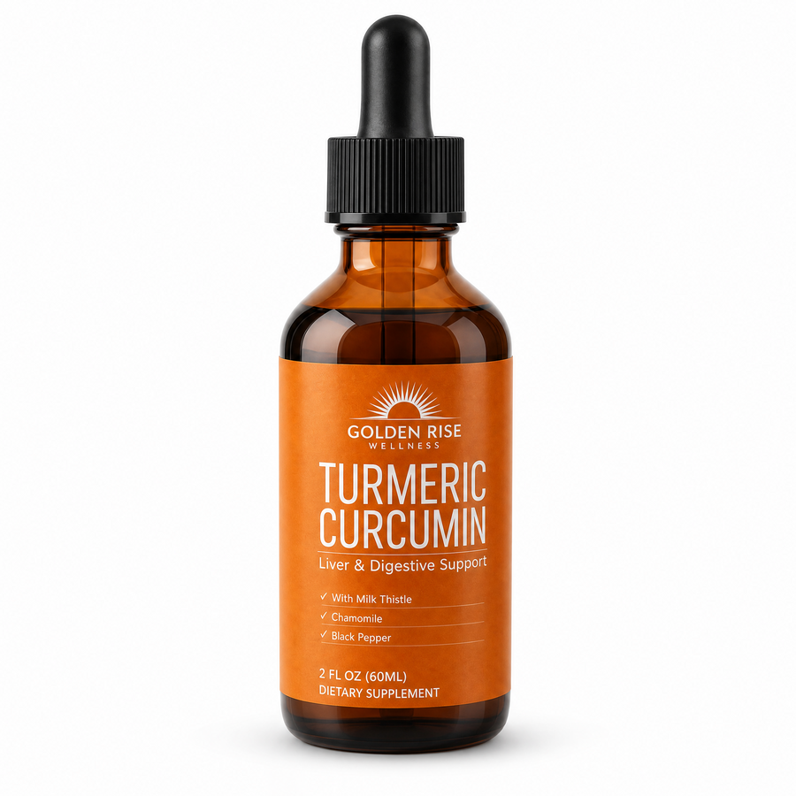 Golden Rise Wellness Turmeric Curcumin & Milk Thistle